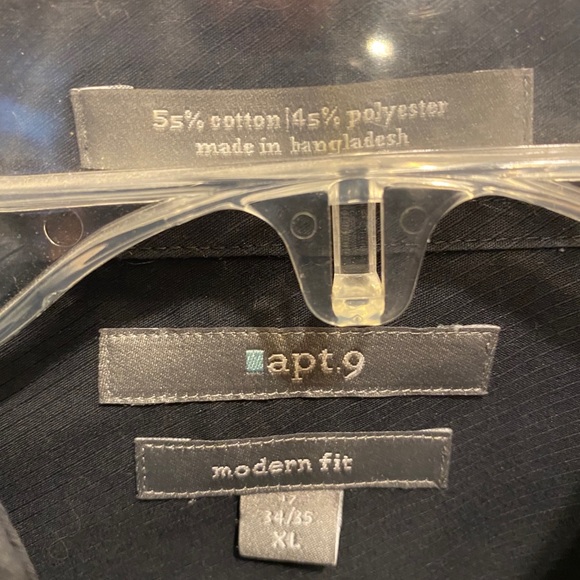 Apt 9 long sleeve dress shirt size XL - Picture 3 of 3